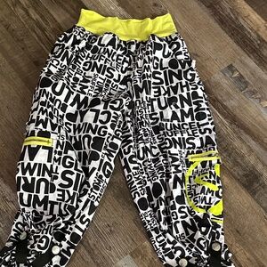 Zumba graffiti cargo pants